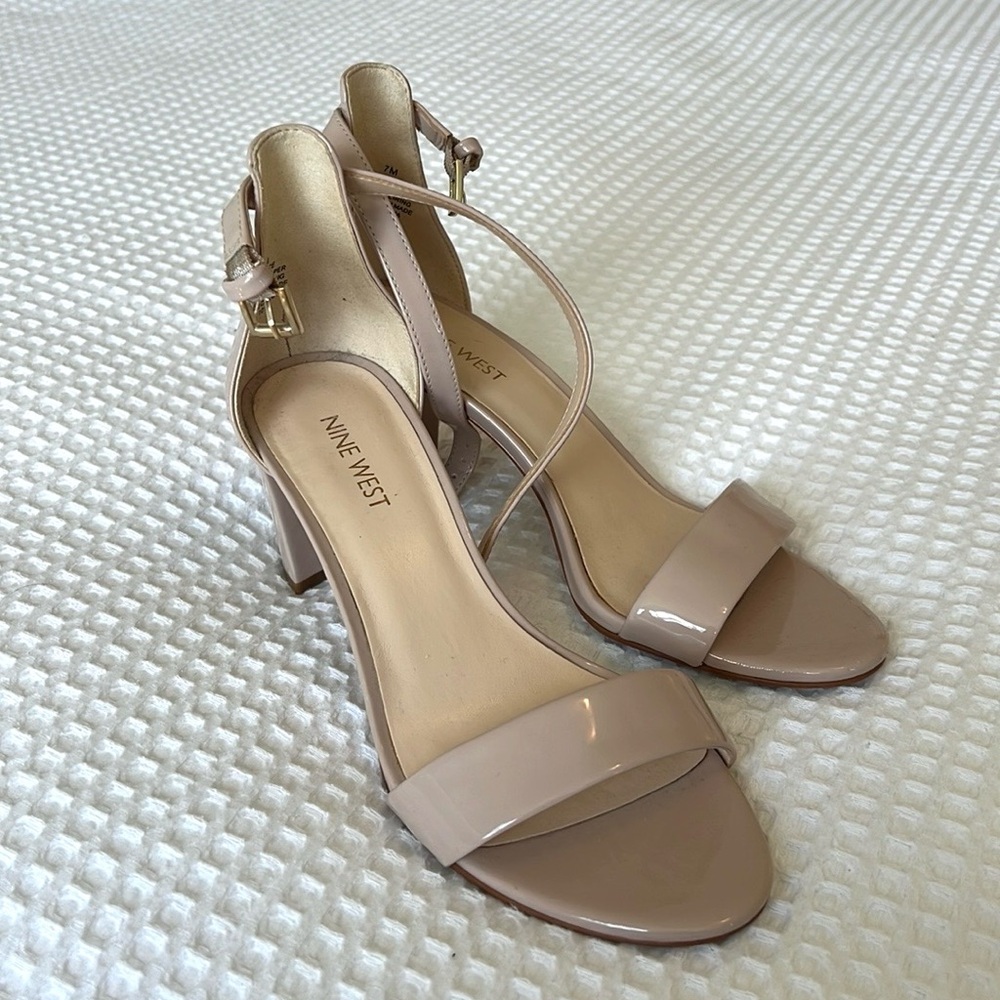 Nine West Women's Pruce Synthetic Heeled Sandal